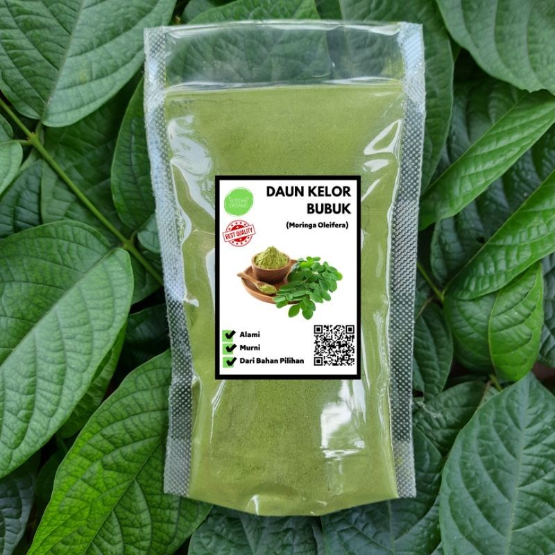 

Bubuk Serbuk Daun Kelor Moringa isi 50 gram masker minuman