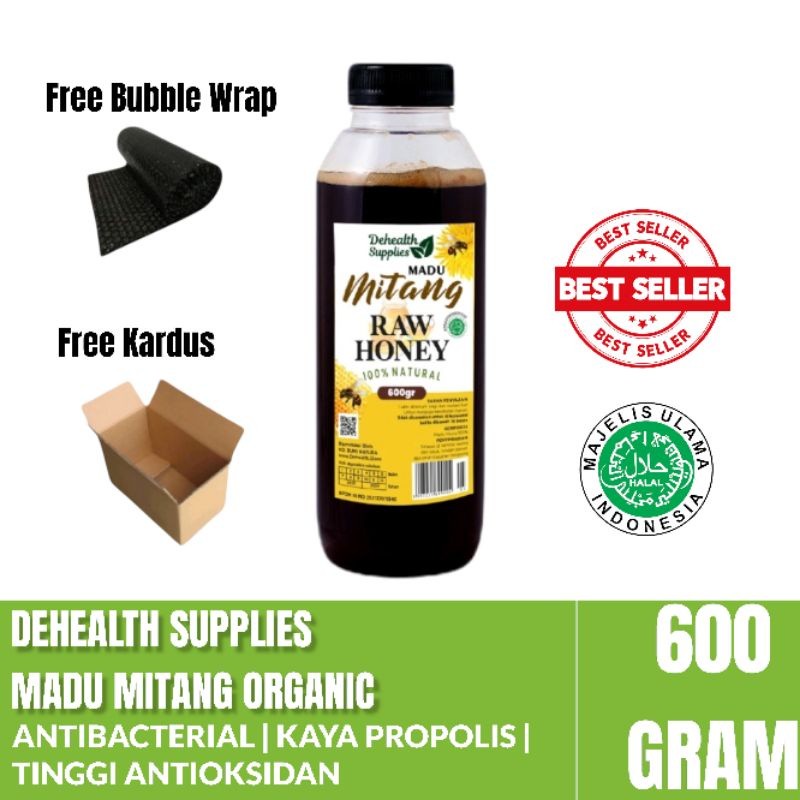 

MADU MITANG 600GR - RAW HONEY MADU HUTAN MENTAH - DEHEALTH SUPPLIES