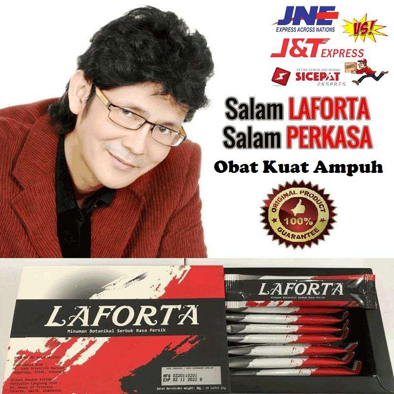 LAFORTA ASLI ORIGINAL Minuman serbuk Herbal Dr. Boyke Terbaik Paten alami Kuat Bertenaga