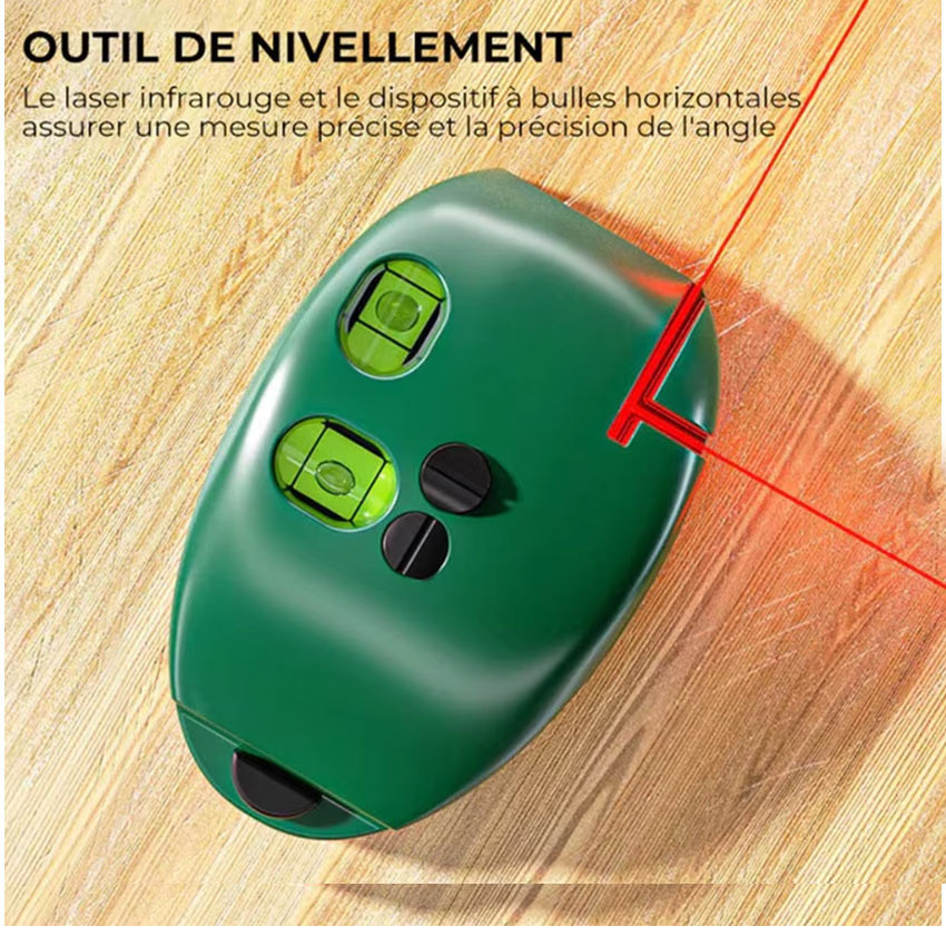 Laser Level Laser Siku Sudut Leveling 90 Derajat Multifungsi Waterpass Laser Keramik Laser