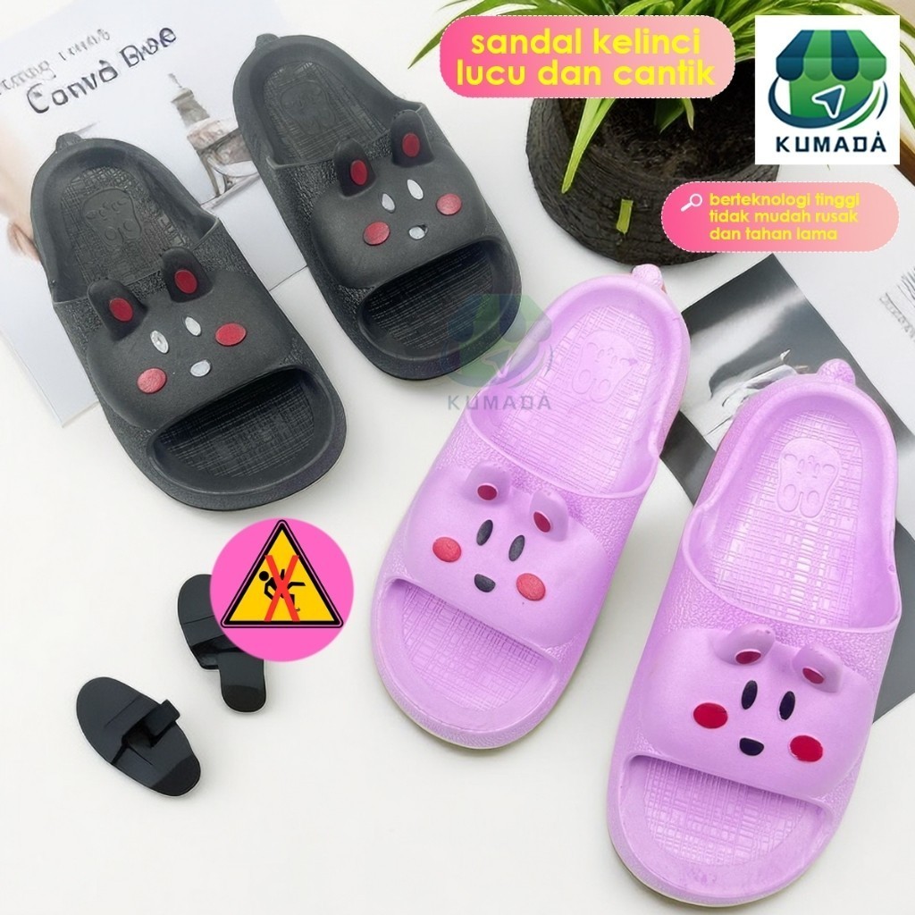Sandal Wanita Model Kelinci Terbaru Sandal Rumah Wanita Lucu