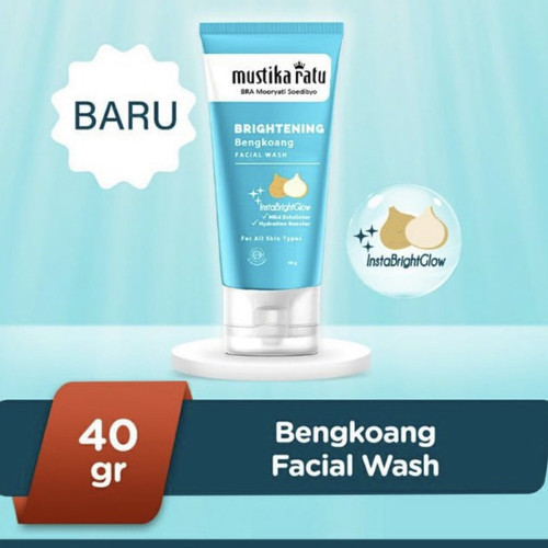 Mustika Ratu Facial Wash 40gr - Brightening Bengkoang Sabun Wajah Untuk Mencerahkan