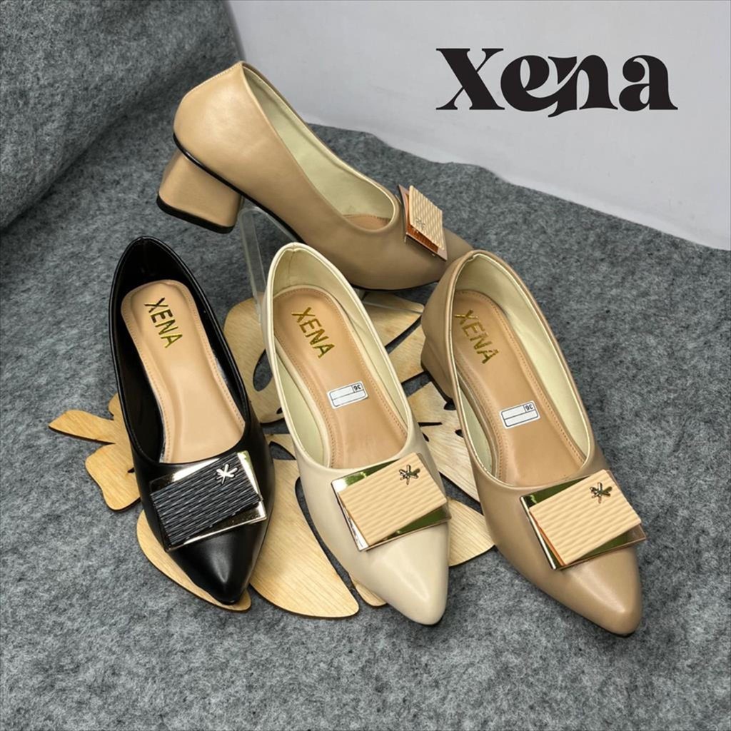 Sepatu Kerja Heels Cantik tumit petak 4 cm