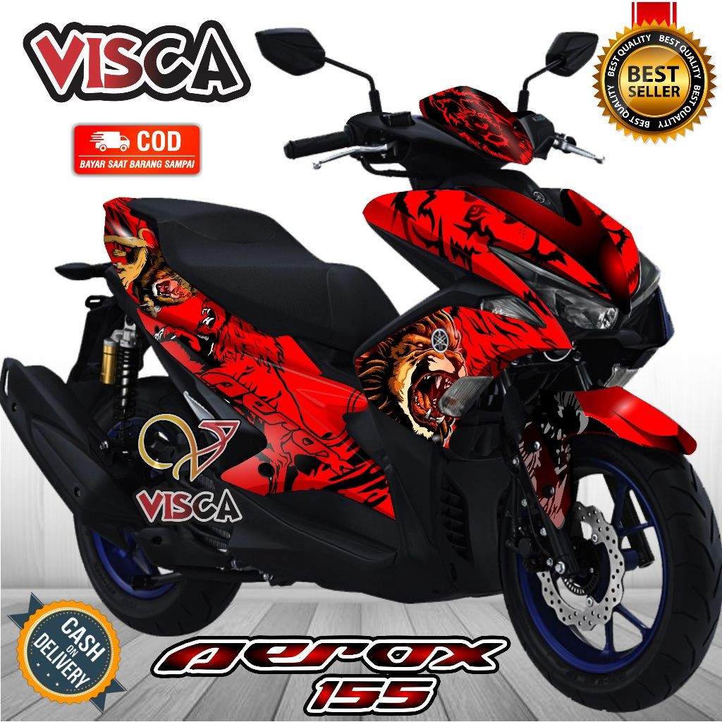 Decal Aerox 155 Old Full Body Stiker Aerox 155 Old Keren Striping Aerox 155 Old Variasi Decal Hologr