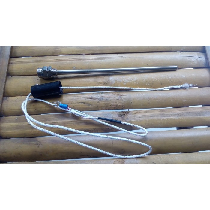 K Type Thermocouple Probe Stainles Steel 200mm 7x200x1000mm