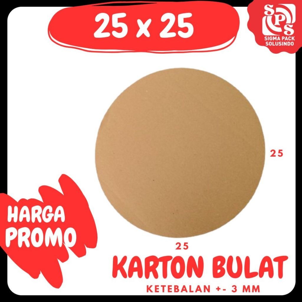 

Karton Bulat 25x25 Box Dus Packing Kotak Kemasan Coklat Polos Lingkaran MEDIAPACK