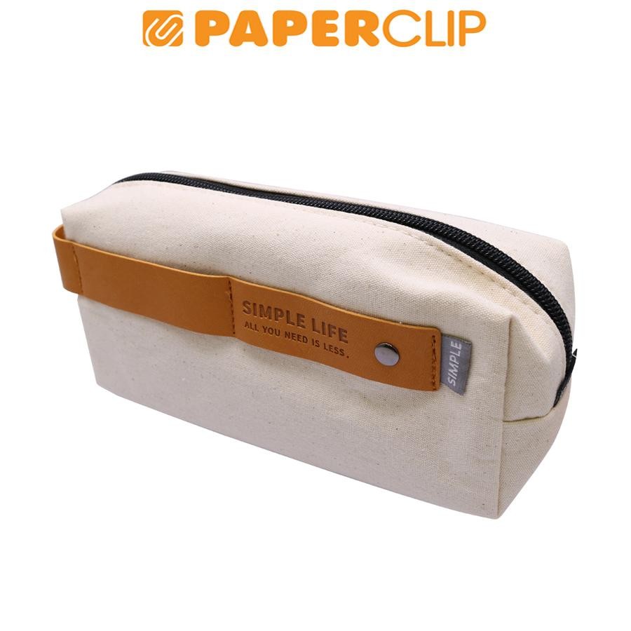 

TEMPAT PENSIL / PEN CASE KAIN LANGUO LG-12743 SIMPLE CANVAS