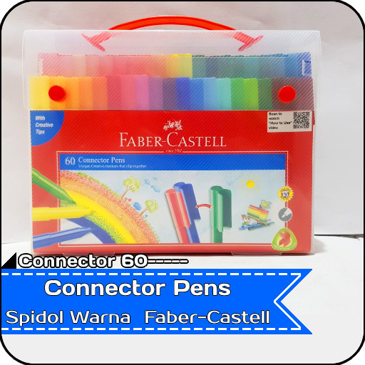 

[New Arrival] Connector Pen Faber Castell 60 & 80 Color / Spidol Warna Faber Castell - Connector 60