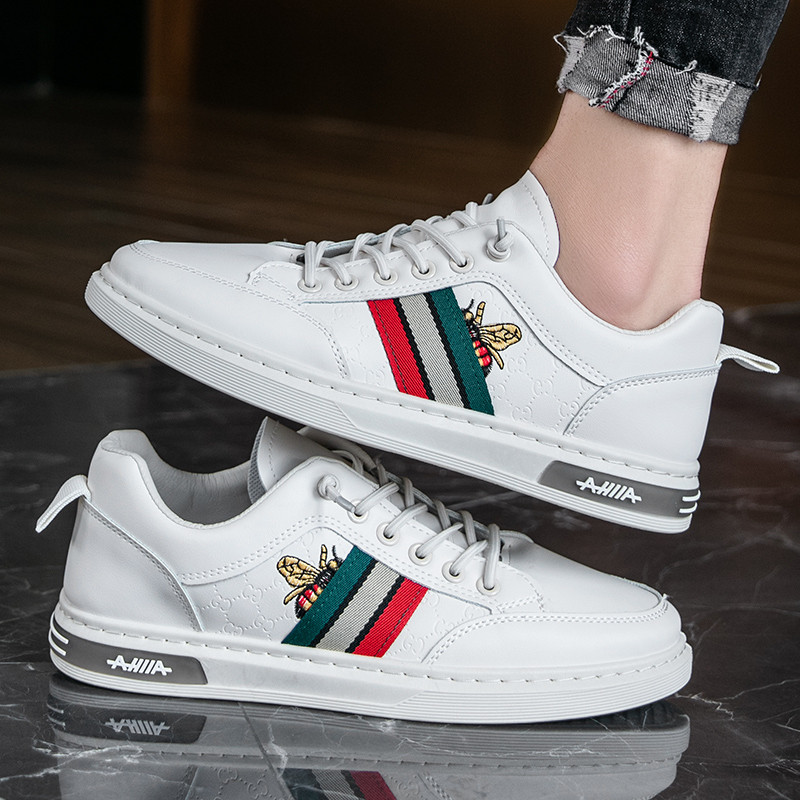 Sneakers Man Flat High-quality Casual Sports Leather Comfortable Walking Shoes Luxury Design Origina