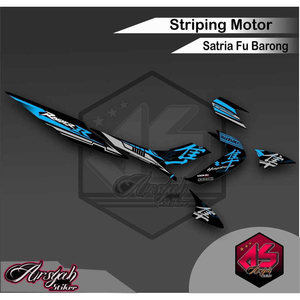 Striping satria fu Barong / Striping satria Barong /Striping Satria Fu lama / Striping Satria Fu Sti