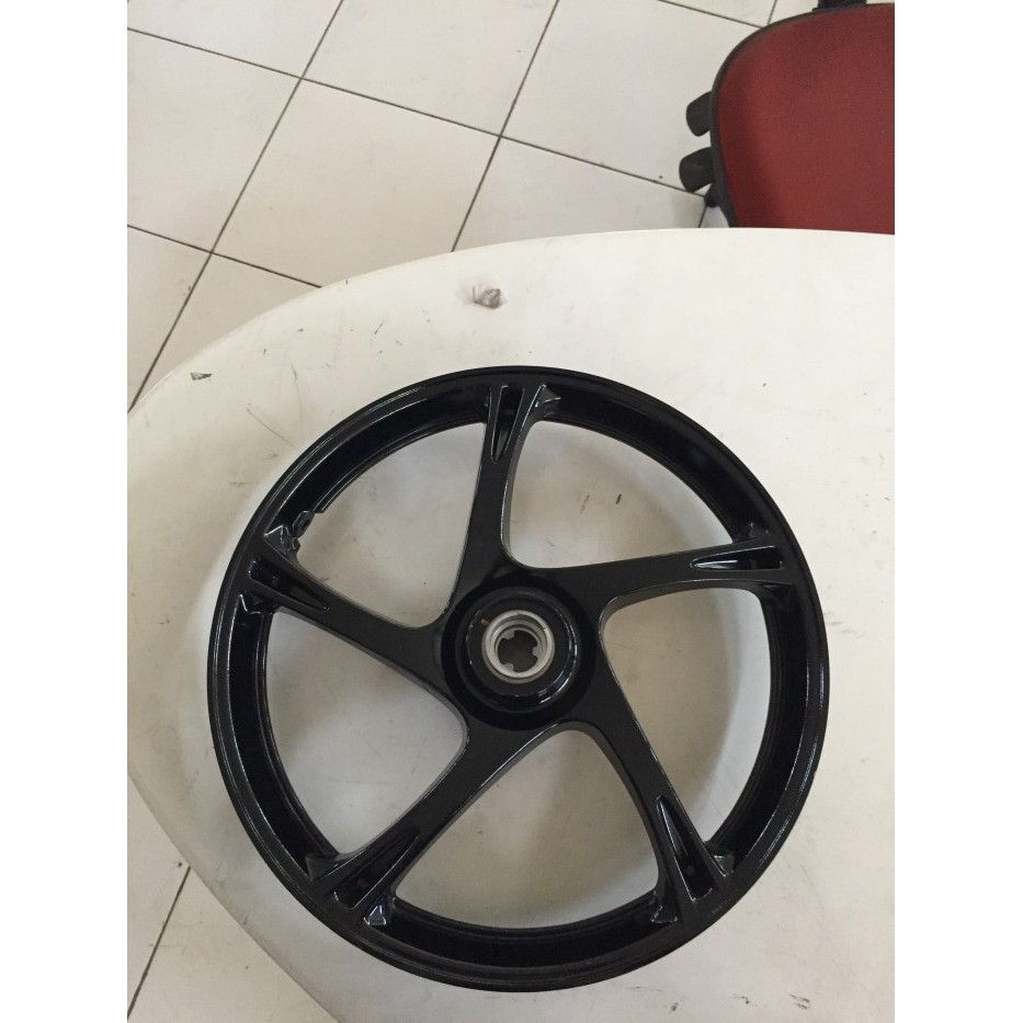 VELG / PELEK DEPAN MIO SPORTY /SMILE ORIGINAL YIMM BEKAS/ COPOTAN MOTOR BARU