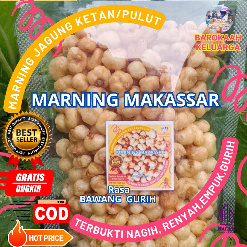 

CEMILAN KLASIK MARNING JAGUNG SULTAN/ SNACK MARNING JAGUNG PREMIUM/ JAJANAN MARNING JAGUNG SUPER DUPER EMPUK RENYAH GURIH VIRAL/JAGUNG KETAN PULUT SEPEREMPAT KILO (250GR)