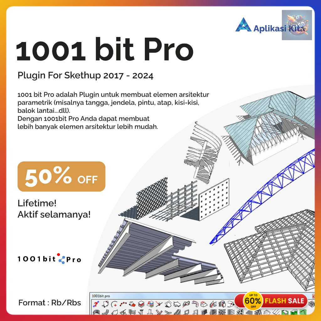 1001 Bit PRO v2.2 for SketchUp - For Windows TERBARU
