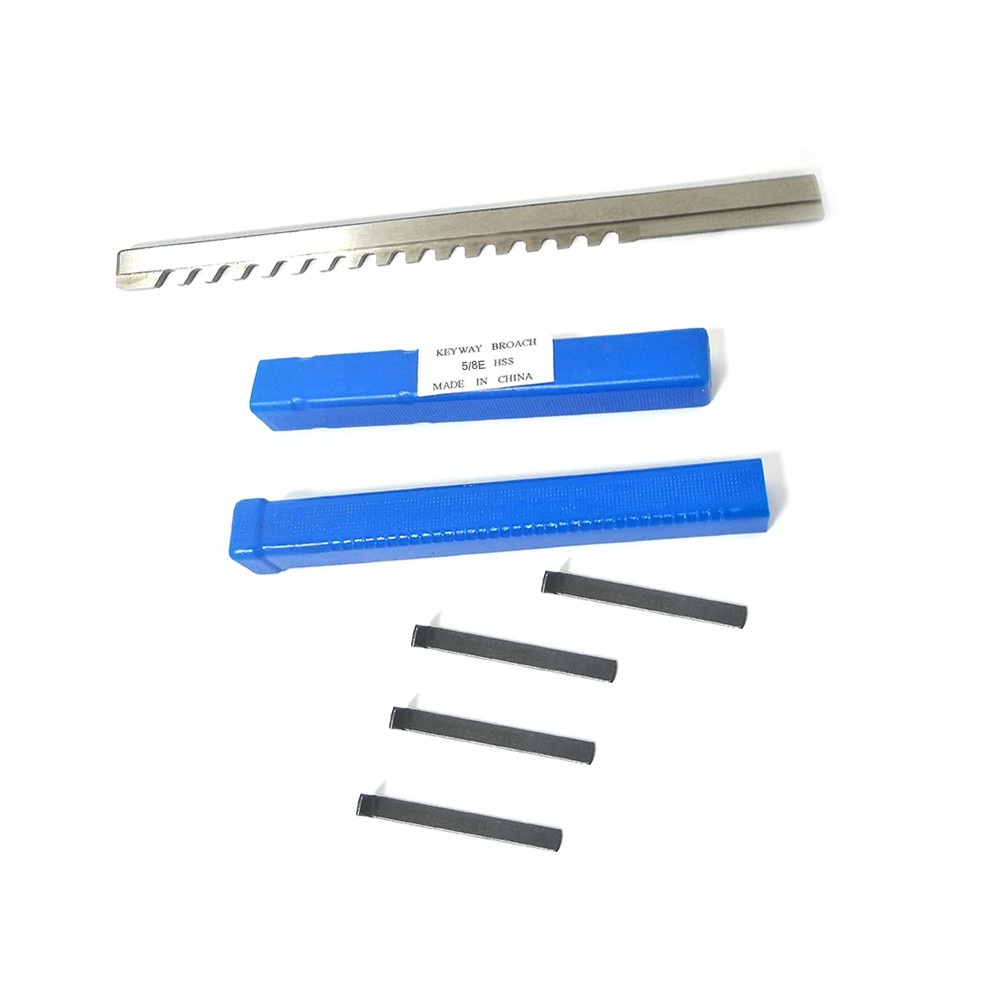 

Keyway Broach Inch Size HSS High Speed Steel 5/8E for CNC Cutting Machine Tool Metal Cutter