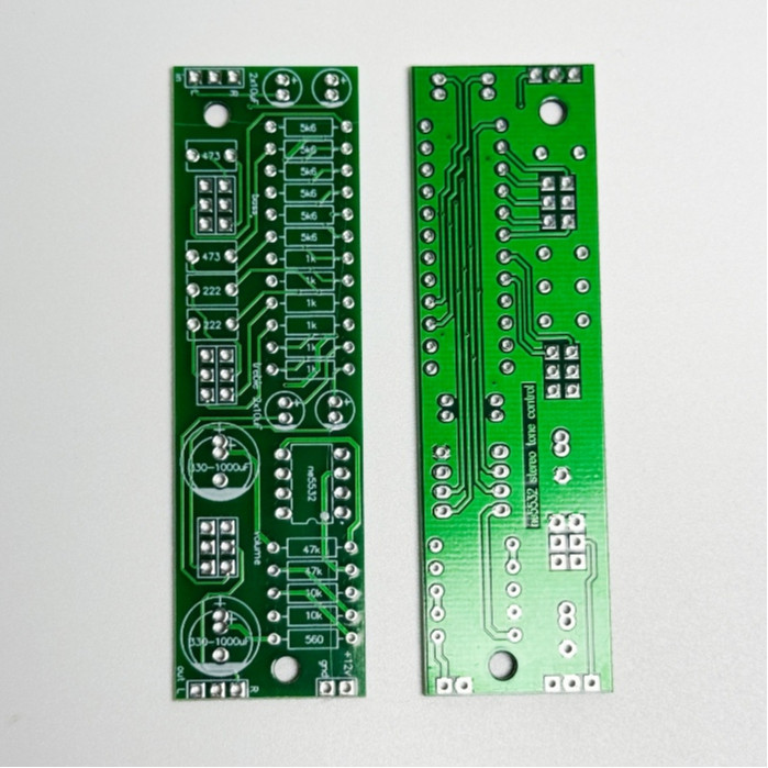 PCB DOUBLE LAYER NE5532 STEREO TONE CONTROL