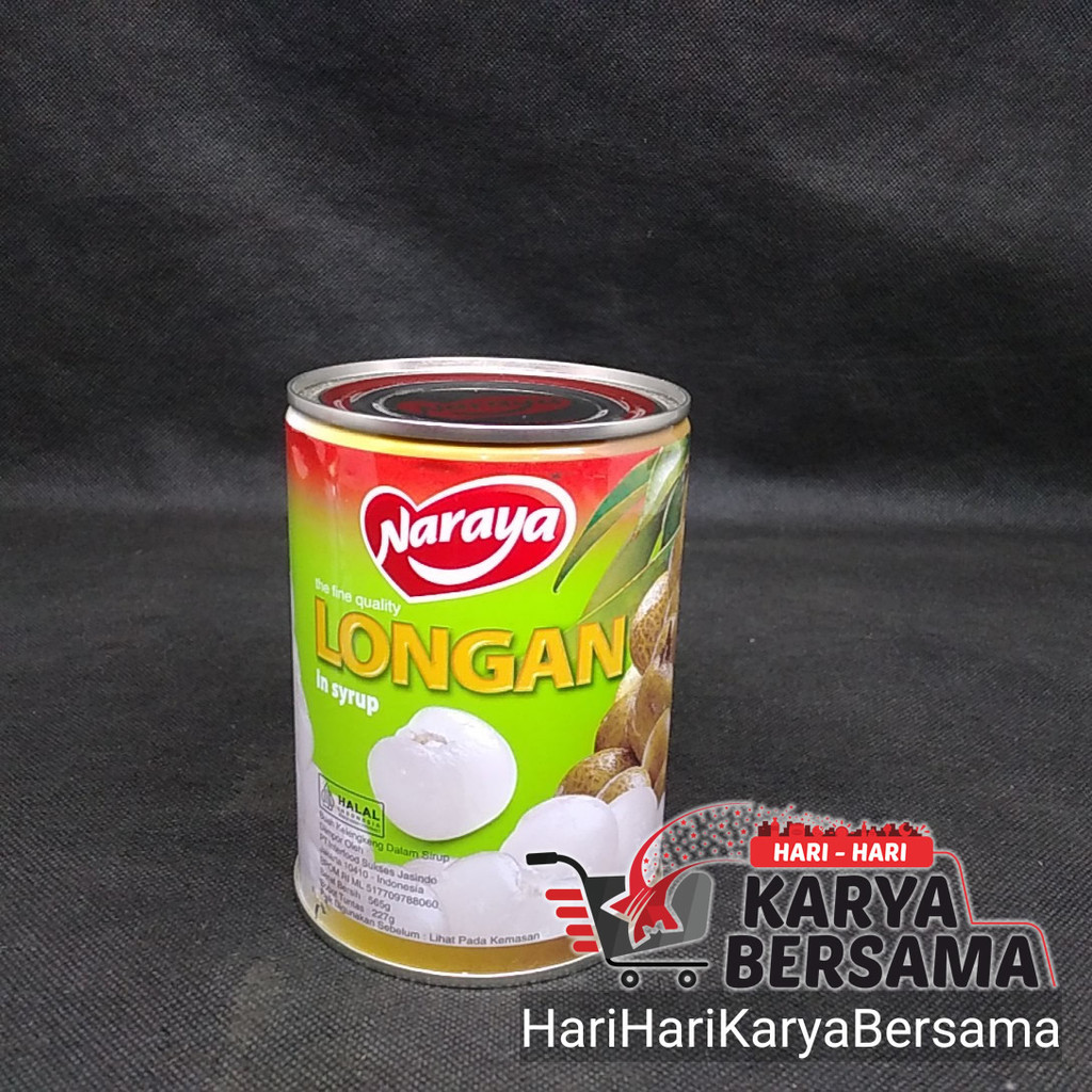 

BUAH KALENG NARAYA LONGAN IN SYRUP BUAH KELENGKENG 565GR