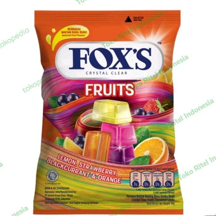 

FOXS FRUITS 90g PER BUNGKUS