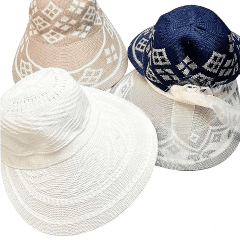 Topi Pantai Dewasa /Topi Haji & Topi Umroh Topi Caddy Full Rajut / Topi Dewasa / Topi Caddy /