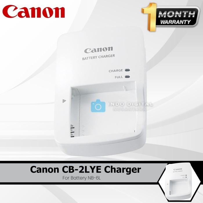 CHARGER CANON CB-2LYE FOR BATTERY NB-6L Original By Mechatronik Indo