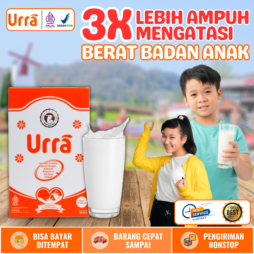 

Susu Urra 200gr Membantu Menaikan Berat Badan Pada Anak