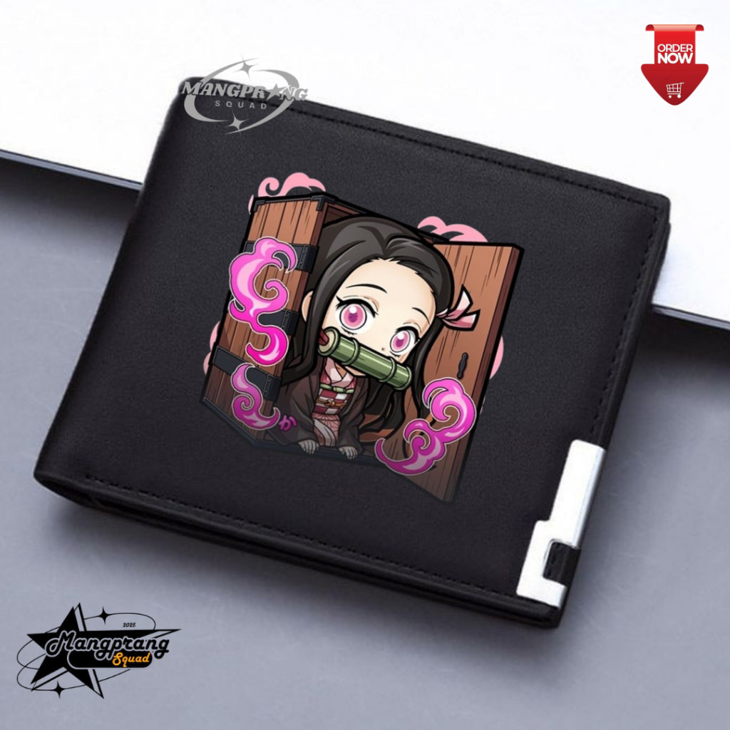086-Dompet lipat karakter mizuko,dompet wallet anak laki-laki remaja kekinian