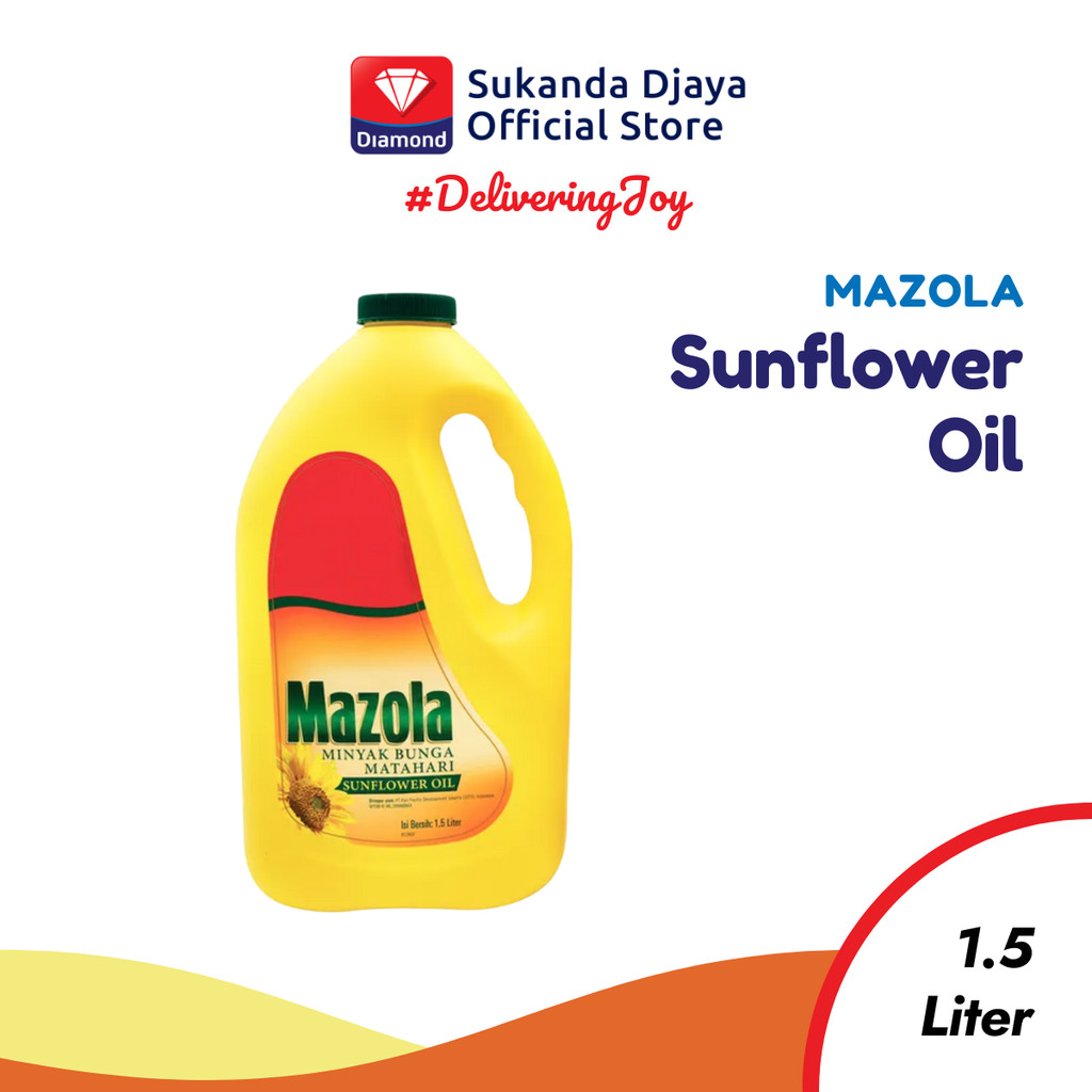 

Mazola Sunflower Oil Minyak Biji Bunga Matahari 1.5 Liter