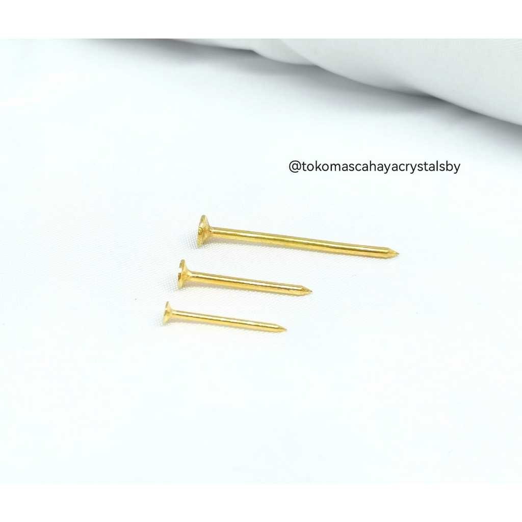 Paku Emas Tua Emas Asli 16k 70% 700 - Nail Gold