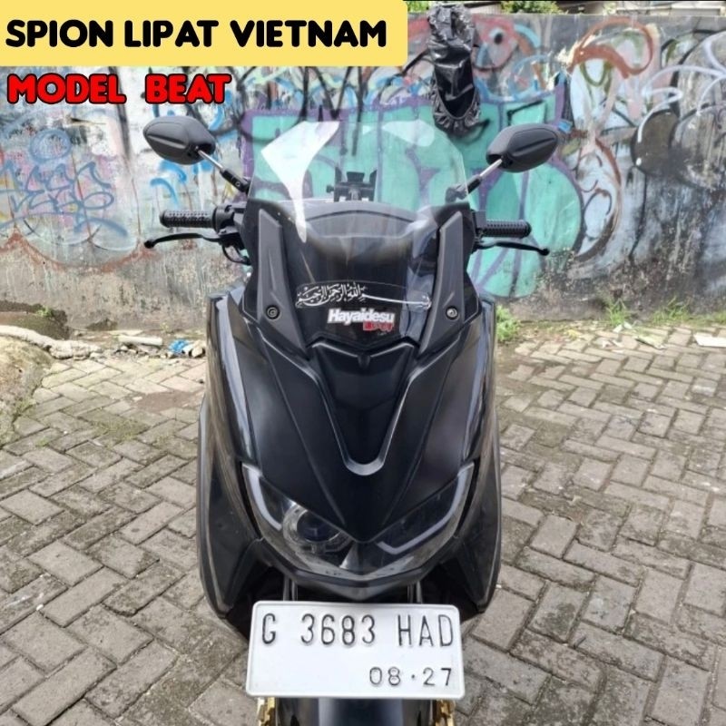 Spion Lipat Vietnam Model BEAT  Motor Yamaha Nmax Aerox Mio Fino Lexi Freego Vixion Byson Xride Fazz