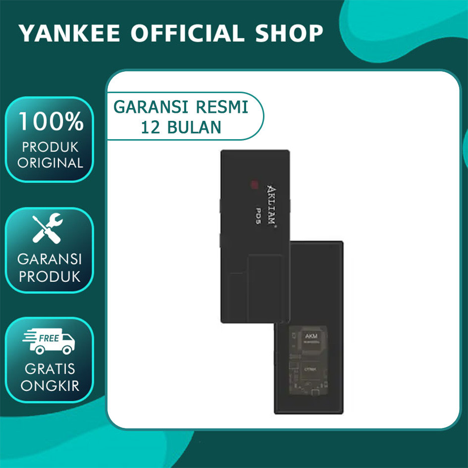 Akliam PD5 AK4493SEQ DAC Chip USB Type C to 3.5mm / 4.4mm Amplifier Adapter