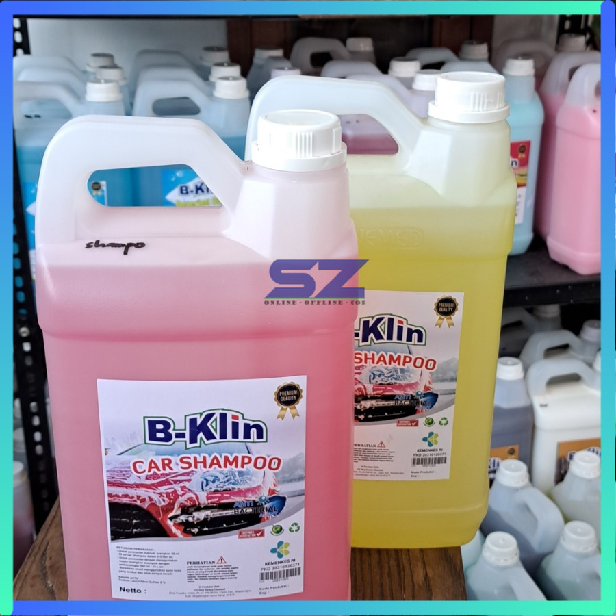 Shampoo B-klin Snowash Snow wash Sabun Cuci Mobil Motor 5 Liter Salju