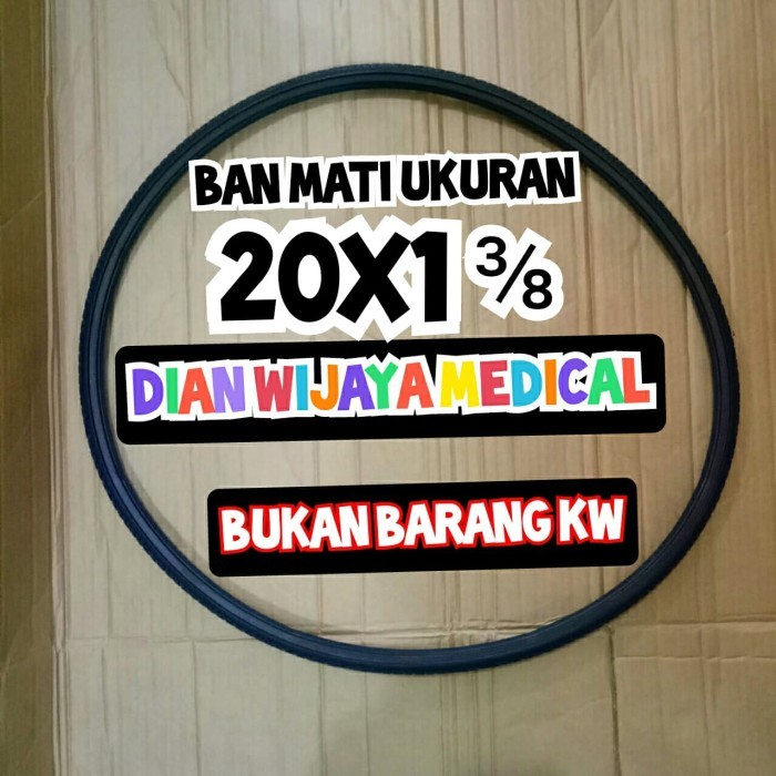 Ban mati kursi roda ukuran 20