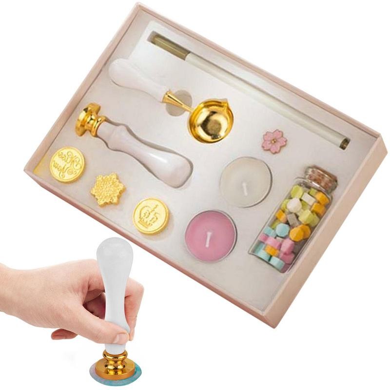 

1 Set Wax Stamp Sealing Custom Stamp Hobby Alphabet Letter Wood Wax Seal Stamp Set Replace Copper Head Sealing Tools Post Decor