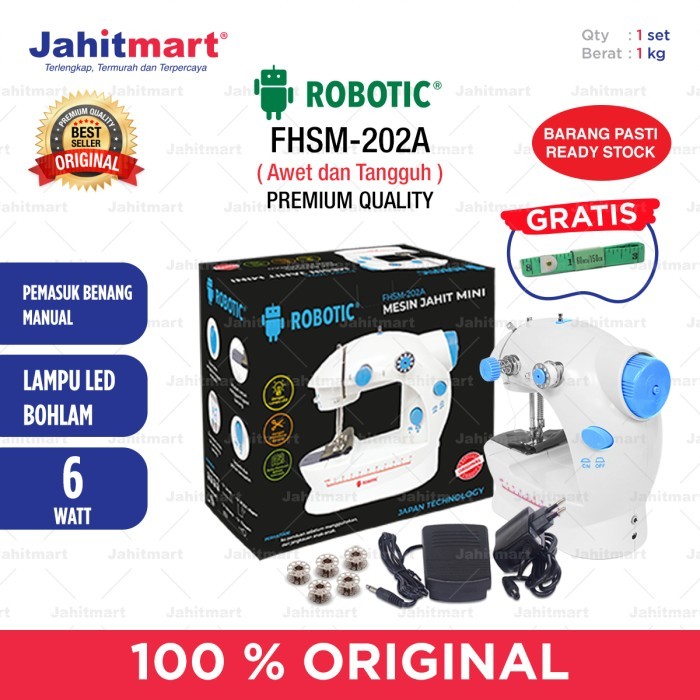 Mesin Jahit mini Portable GT-202/FHSM-202 - Mesin Jahit