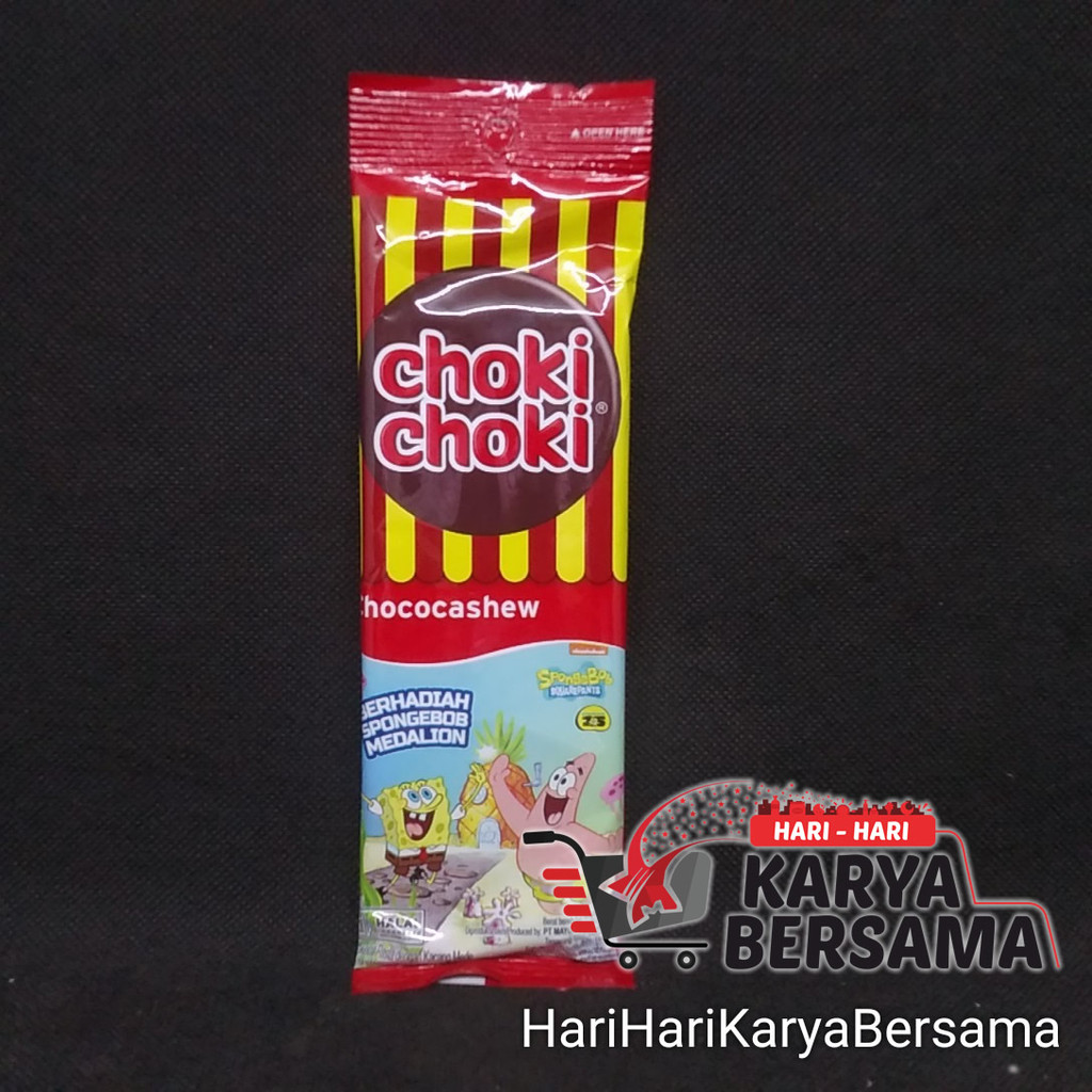 

MAKANAN RINGAN COKELAT CHOKI CHOCO CASHEW 36GR