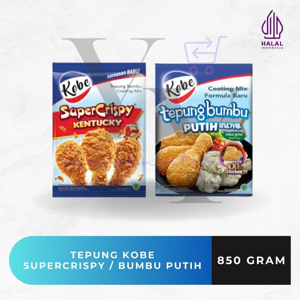 

Kobe Tepung Bumbu Supercrispy Kentucky / Bumbu Putih 850 gram