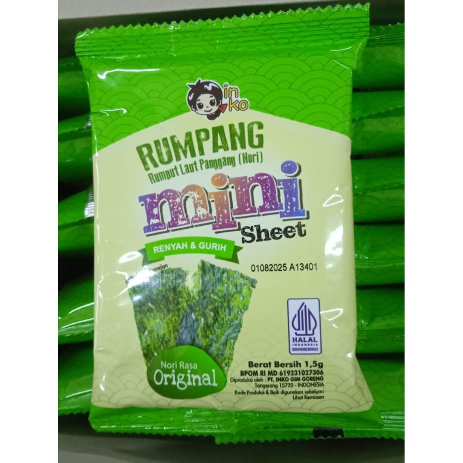 

Inko Rumpang Rumput Laut Mini (Nori) Original