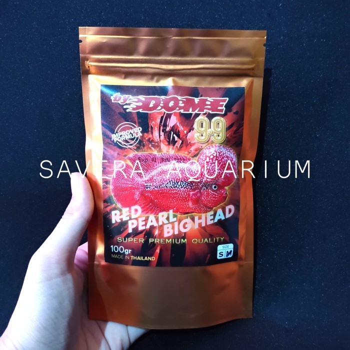 99 MAKANAN LOHAN 100 gr / PELET IKAN LOUHAN / DOME / ORIGINAL THAILAND - M