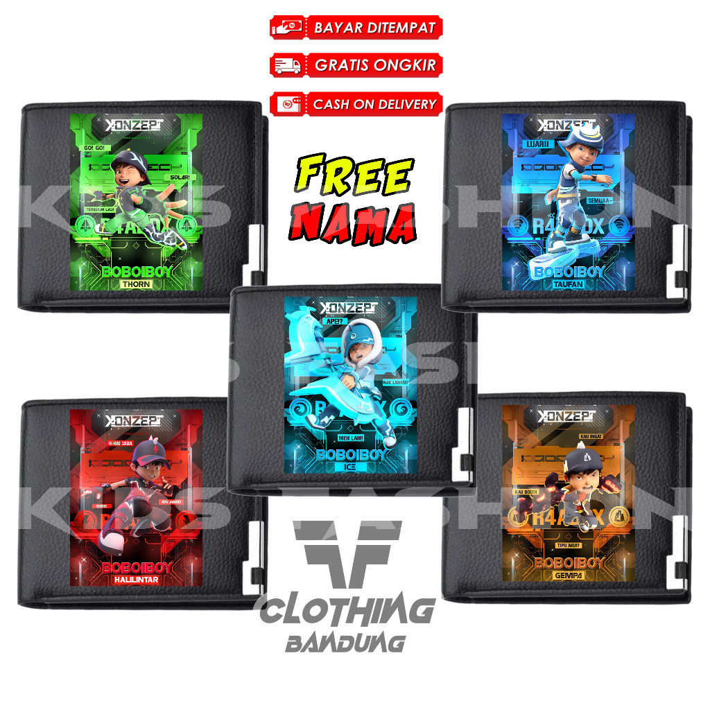 Aneka dompet/DOMPET BOBOIBOY GEMPA BOBOIBOY HALILINTAR BOBOIBOY BELIUNG BOBOIBOY GALAXY BOBOIBOY TAU