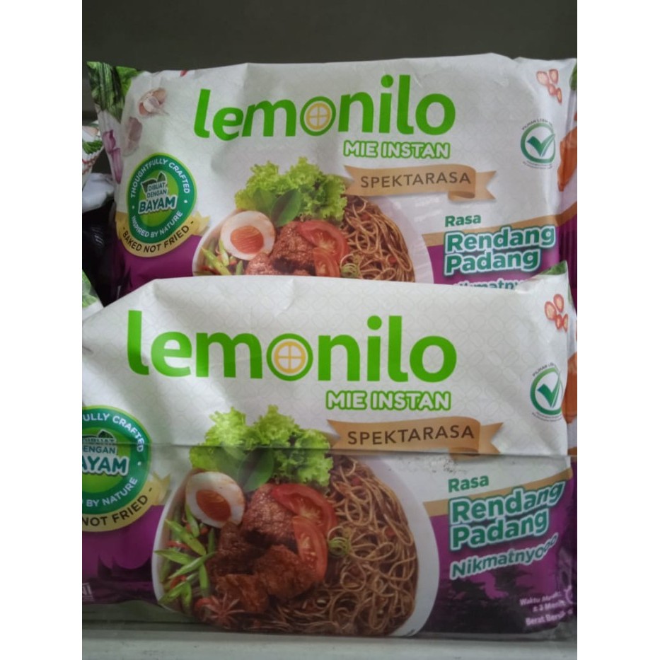 

Lemonilo mie instant Rasa rendang Padang