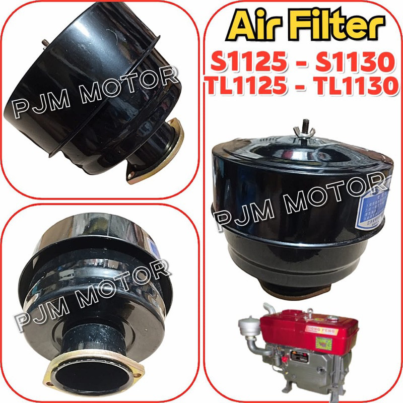 

Zs1125 air cleaner assy Saringan hawa komplit filter udara mesin diesel pengerak Zs1130 TL1125 TL1130 S1125 S1130 30pk 33pk amplas