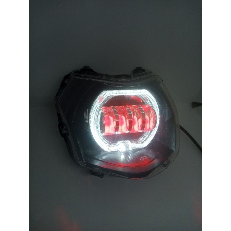 REFLEKTOR LAMPU DEPAN VEGA FORCE BILED 4 LENSA