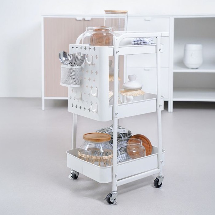 Rak Troli Dapur Serbaguna 3 Tingkat INFORMA Kitchen Trolley Minimalis