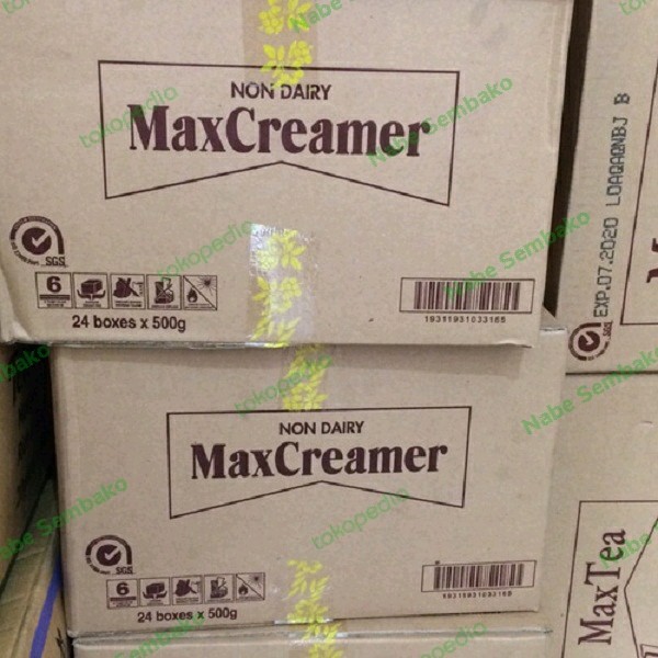 

max creamer 500gr per dus