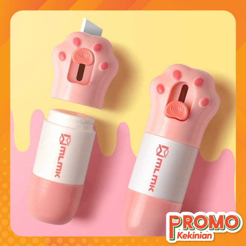 

Promo Kekinian 6317 Cutter dan Penghapus Alamat Resi Paket / Cute Information Remover Receipt / Cutter Mini Lucu 2 in 1 Package Opener
