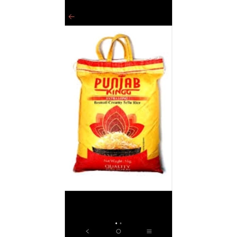 

Beras Basmati cap merek Punjab King 5 kg kemasan tas