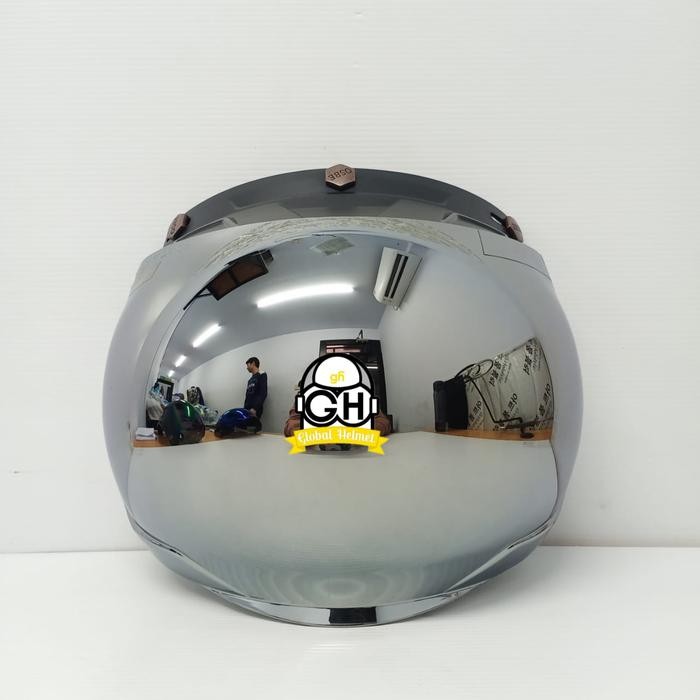 [New Arrival] KACA CEMBUNG BOGO KACA OSBE ORIGINAL KACA HELM BOGO CEMBUNG BOGO RETRO - SILVER