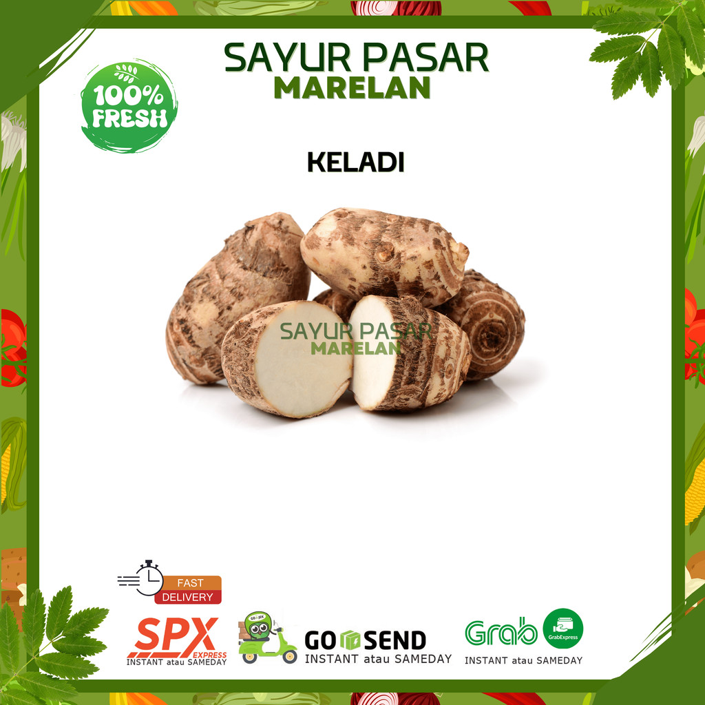 

KELADI UMBI UBI TALAS KELADI - 500gr 1kg
