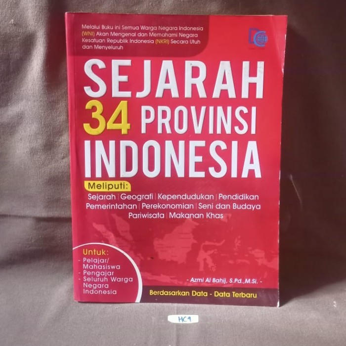 Sejarah 34 Provinsi Indonesia