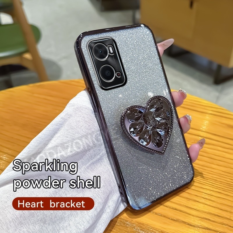 case Hp OPPO A96 4G Casing Silikon Untuk OPPOA96 4g Phone Casing Softcase cewek lembut Cover Braket 