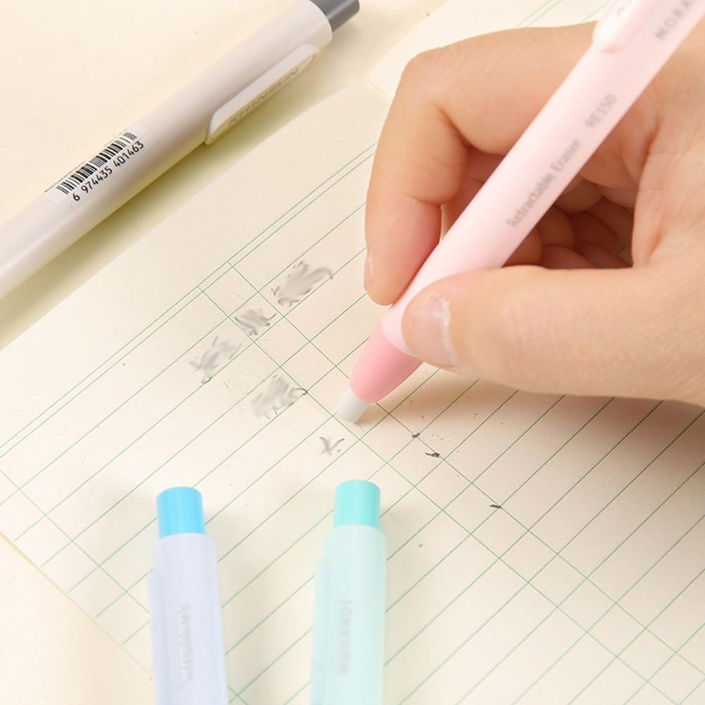 

[DOTDING] Penghapus Pensil Tarik & Ganti Karet Warna Macaron - Ergonomis Portabel untuk Perlengkapan Sekolah/Kantor H404
